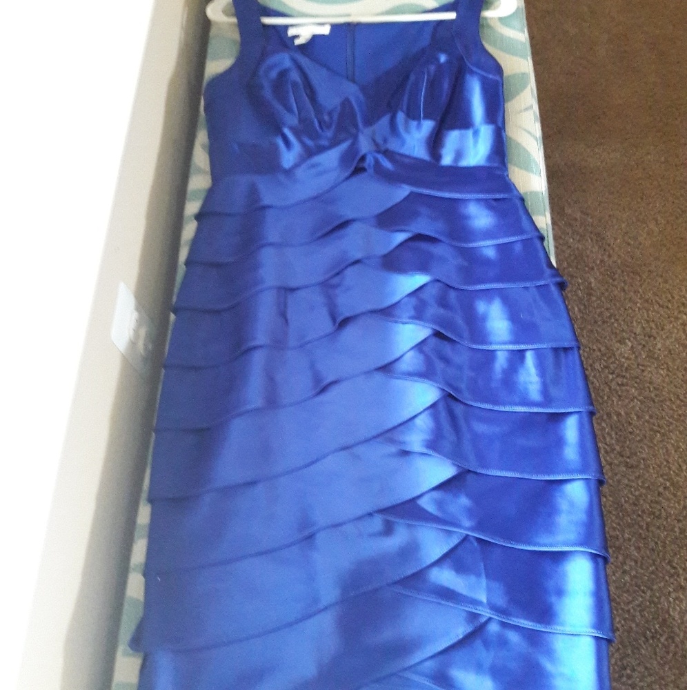 5/$10 Vibrant Blue London Times Dress